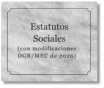 Estatutos   Sociales (con modificaciones DGR/MEC de 2020)